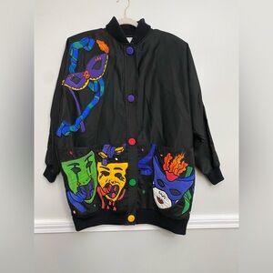 Rare Vintage Silkscapes Theatre‎ Jacket